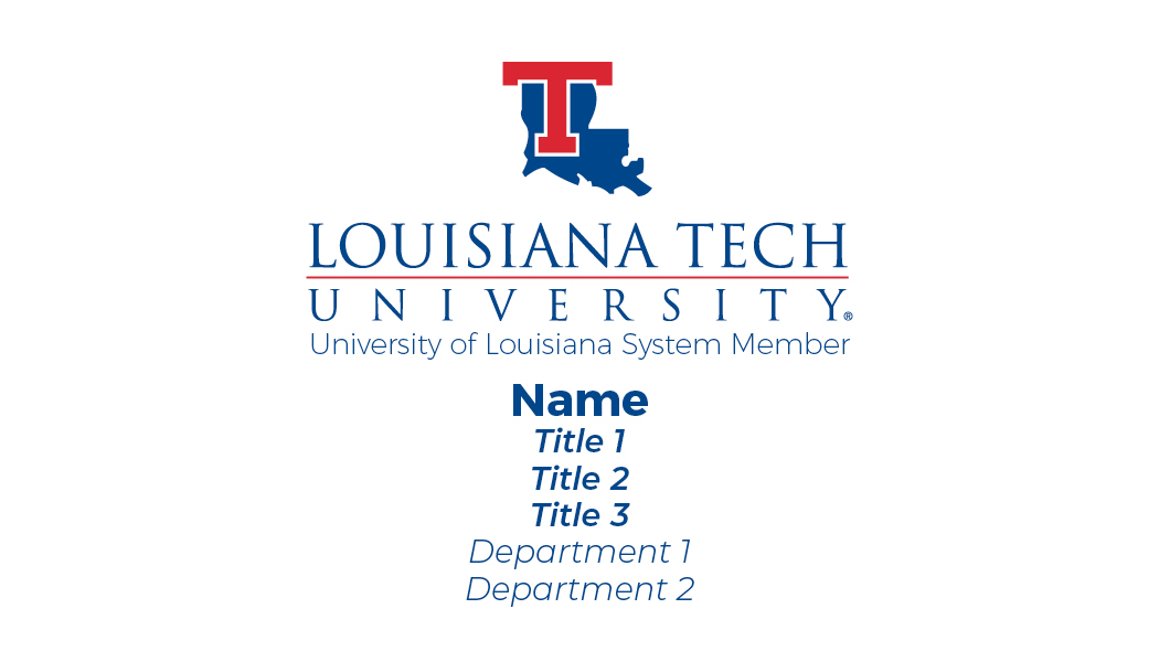 Louisiana Tech University Tech Accessories